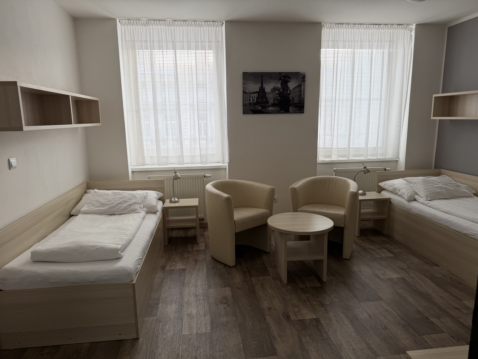 Dvoulůžkový pokoj s oddělenými postelemi